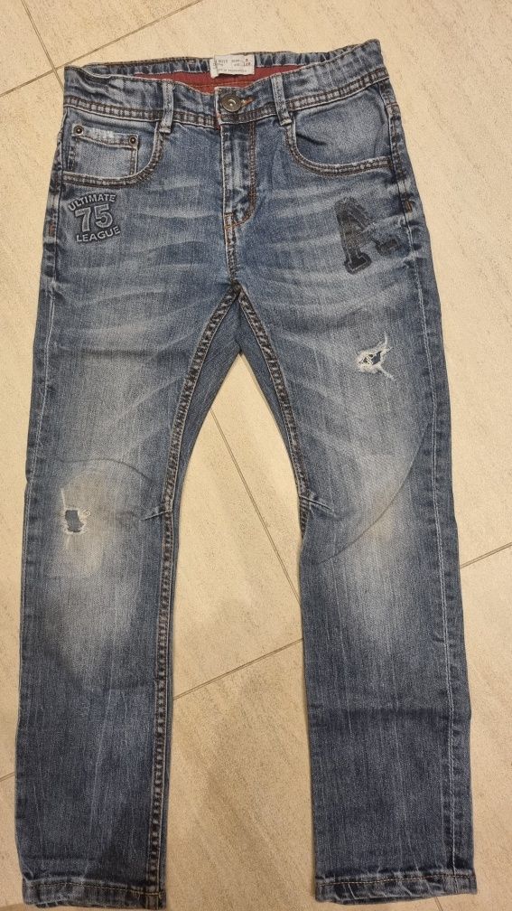 Zara jeansy stan bdb 128 dzinsy