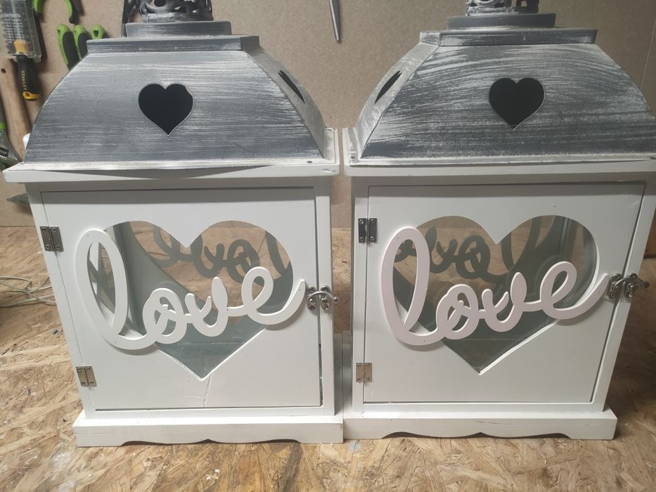Duże lampiony love 29x17x49cm