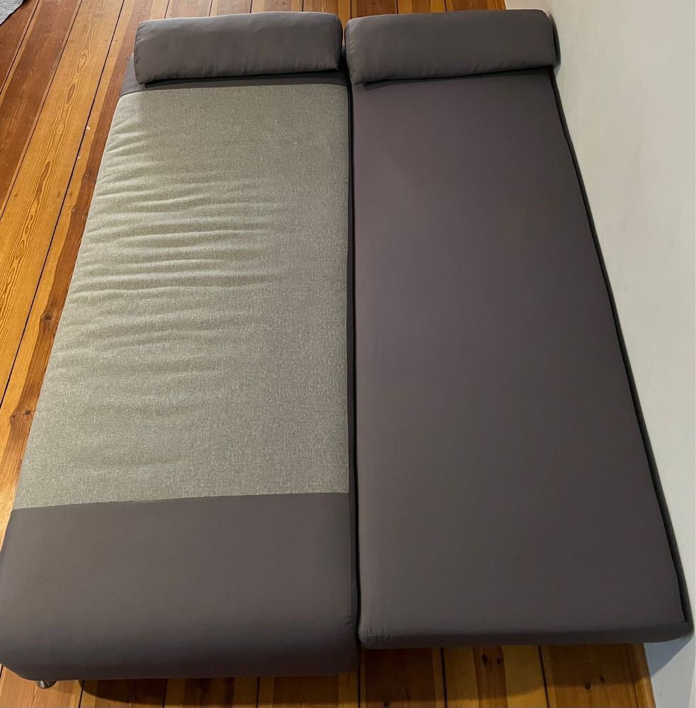 Sofa Black Red White