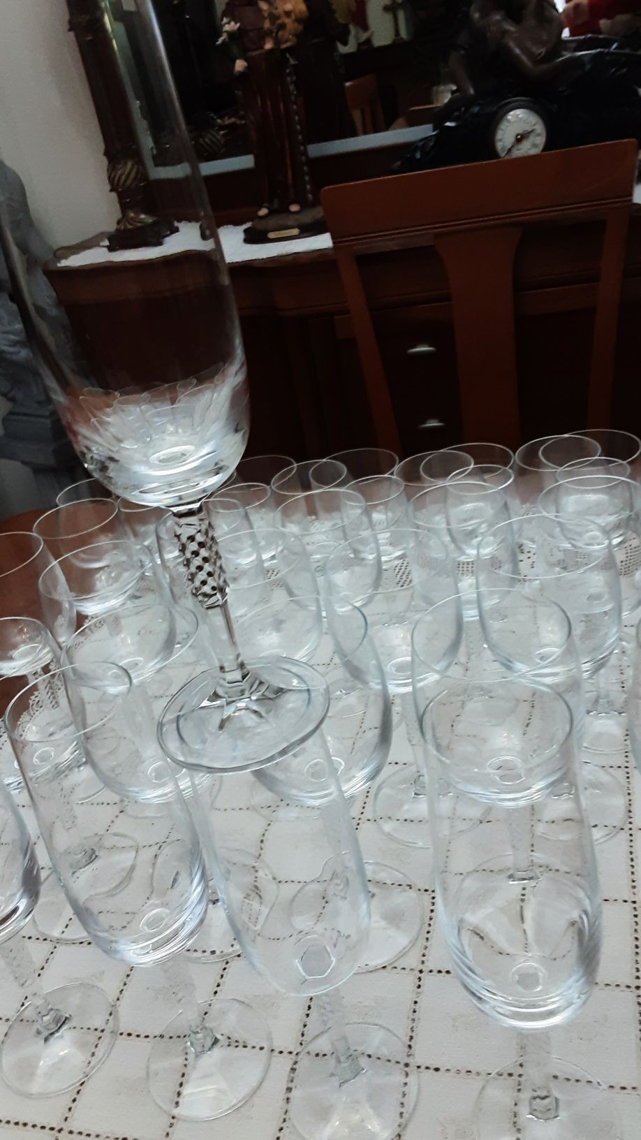 Serviço de copos cristal BOHEMIA 42 copos