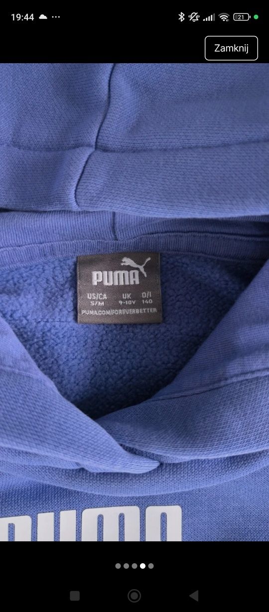 Puma bluza j.Nowa dziecięca