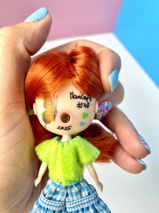 Lalka Petite Blythe custom ooak doll repaint nowa