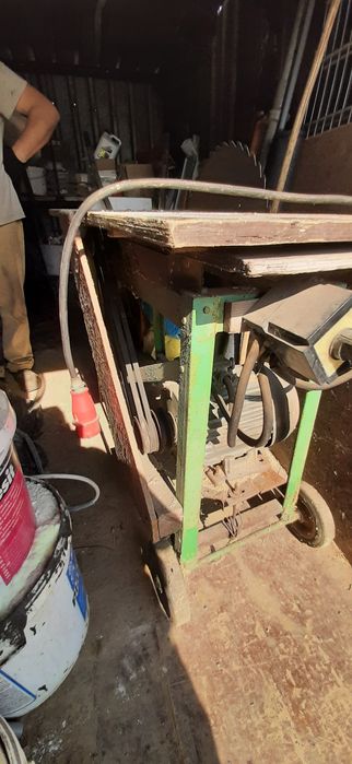 Cyrkularka Mocna Piła stołowa z heblarką