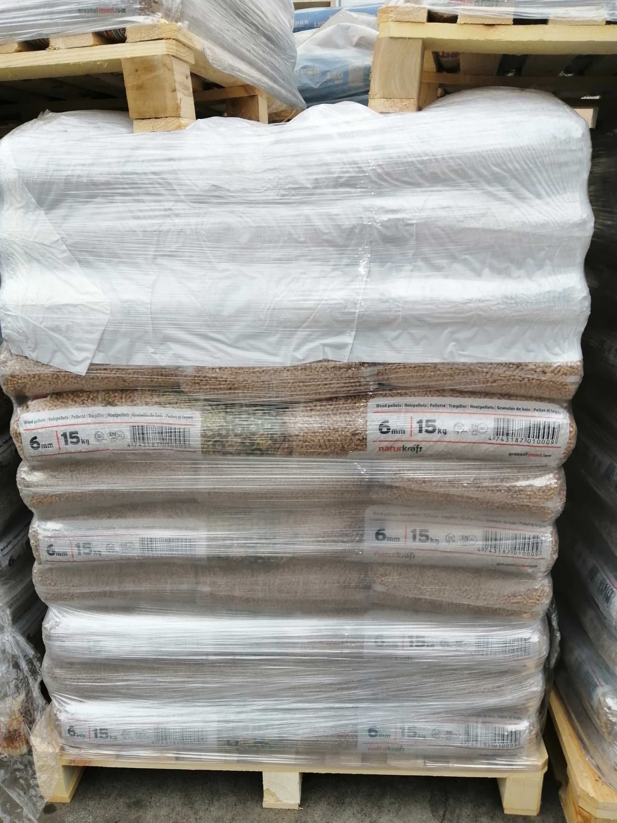 Pellet Naturkraft Certyfikowany A1 EN plus DIN plus Dostawa GRATIS