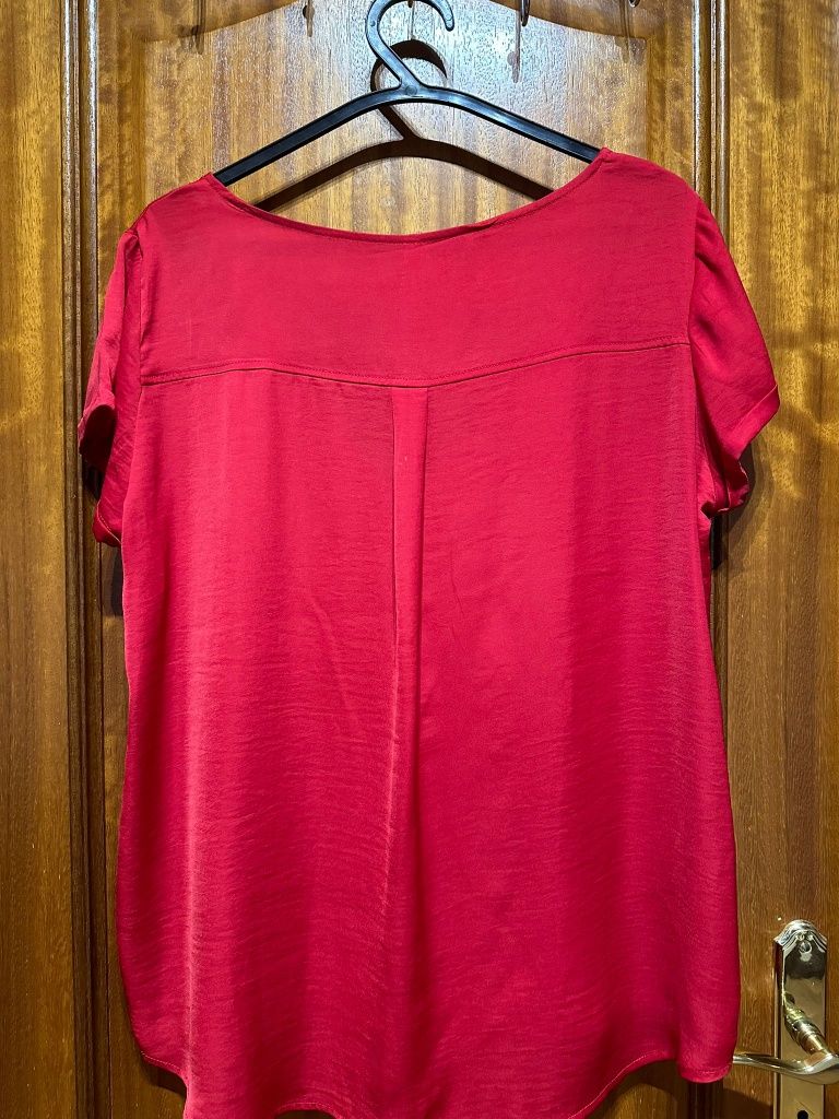 Blusa Vermelha Stradivarius