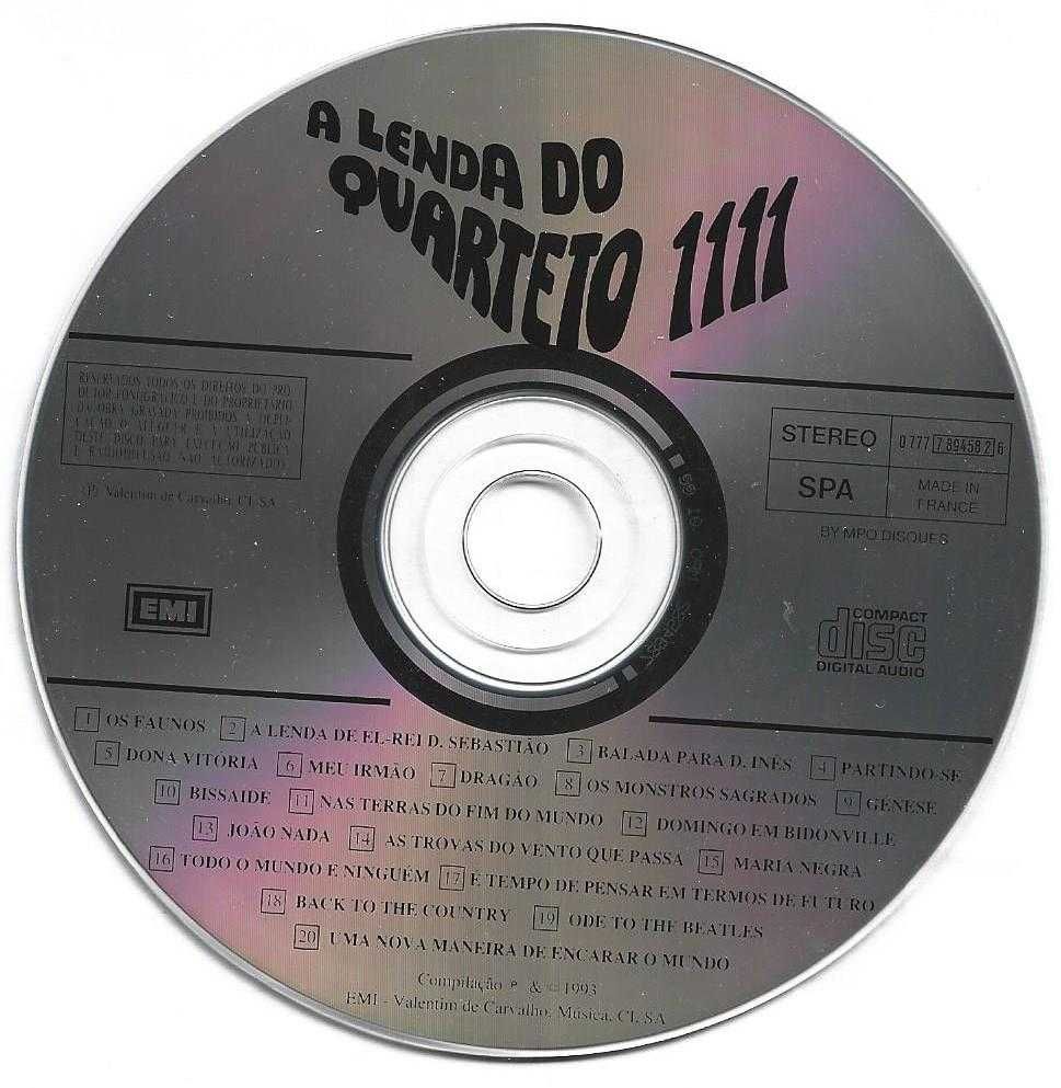 Quarteto 1111 - - - - - A Lenda do Quarteto 1111 - - - - - CD