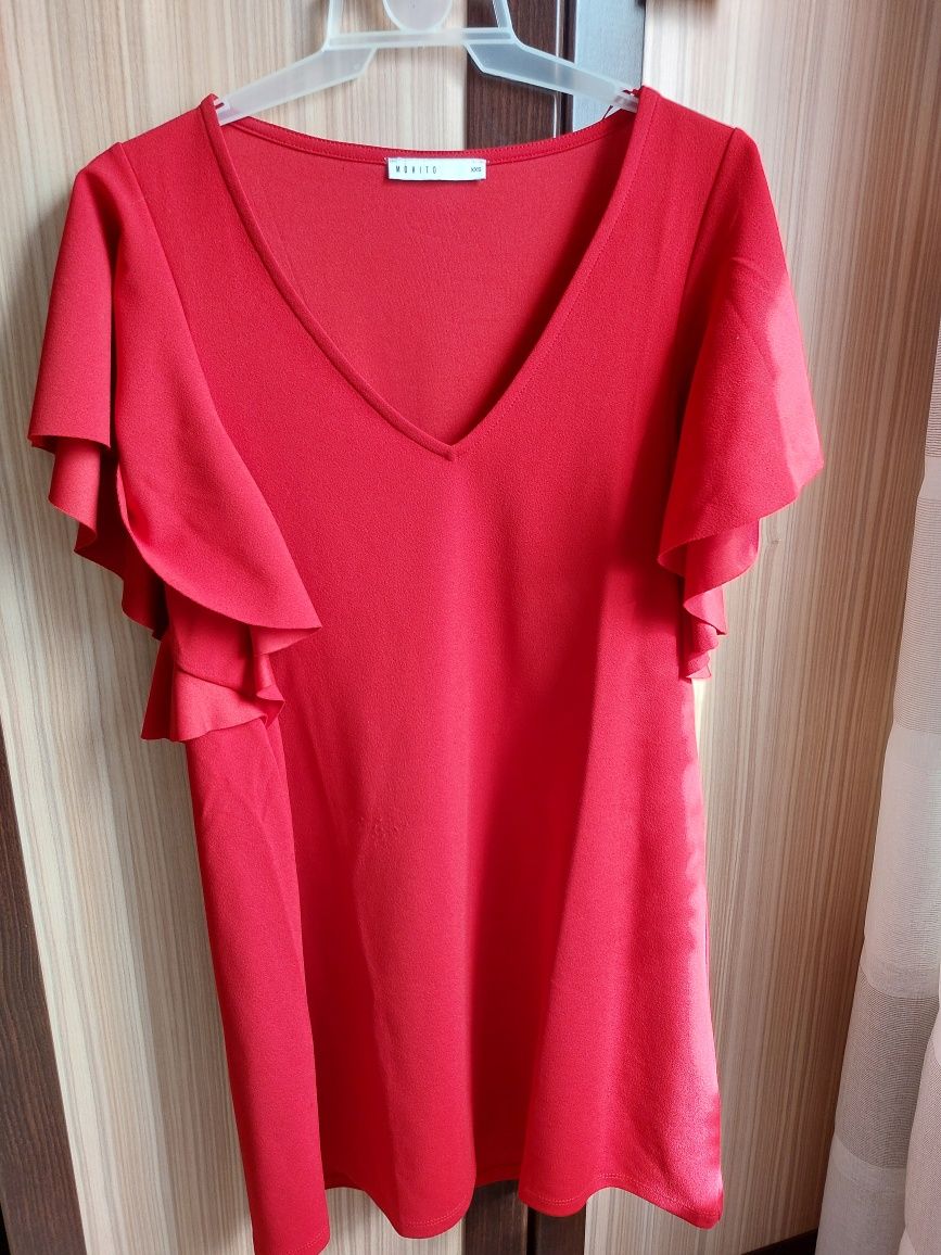 Czerwona sukienka mini Mohito