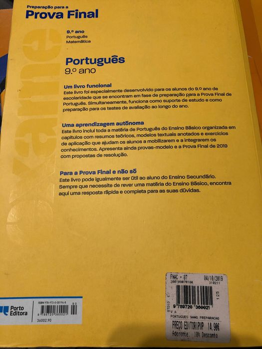 Livro Preparação Exame Português 9 ano-2020