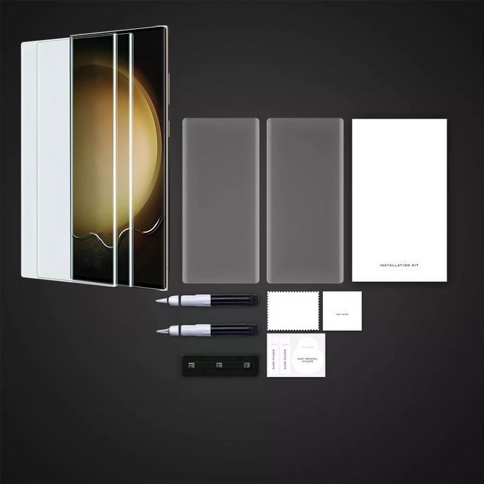 2x Szkło Hartowane UV do Samsung Galaxy S23 Ultra na cały ekran UVTG+