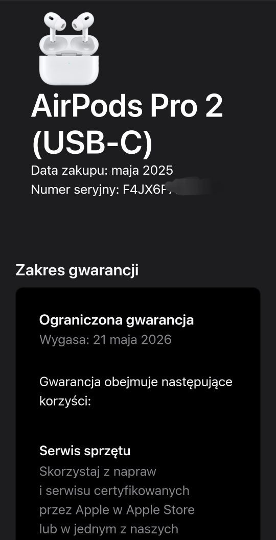 AirPods Pro 2 ANC – nowe, z gwarancją Apple, oryginalne