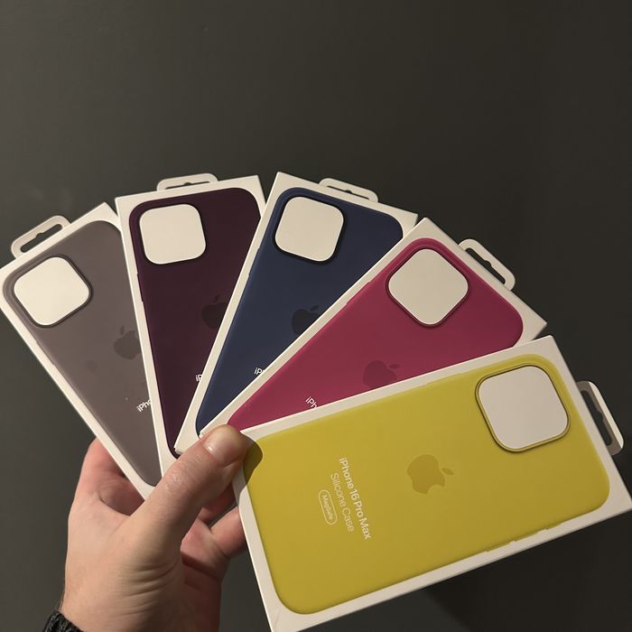 Oryginałne Etui Pokrowiec Apple silicone case iphone 16 pro oraz Max