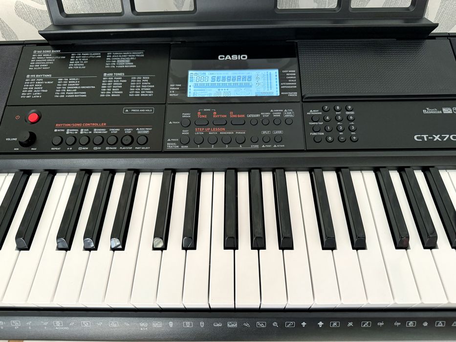 Професійний Синтезатор Casio CT-X700!!! Динамічне Піаніно, Клавіши.