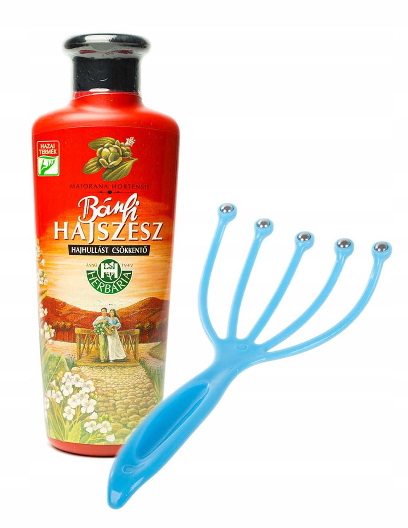 Wcierka do włosów Herbaria Banfi Hajszesz 250 ml + masażer do głowy