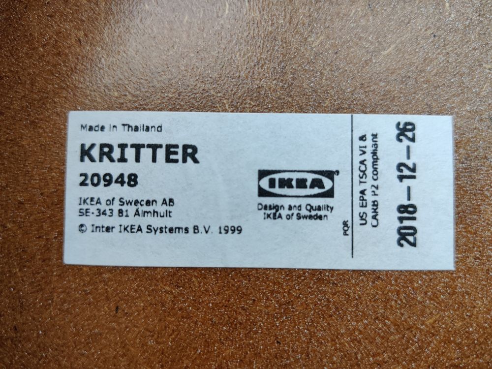 Стіл і стілець Ikea Kritter оригінал