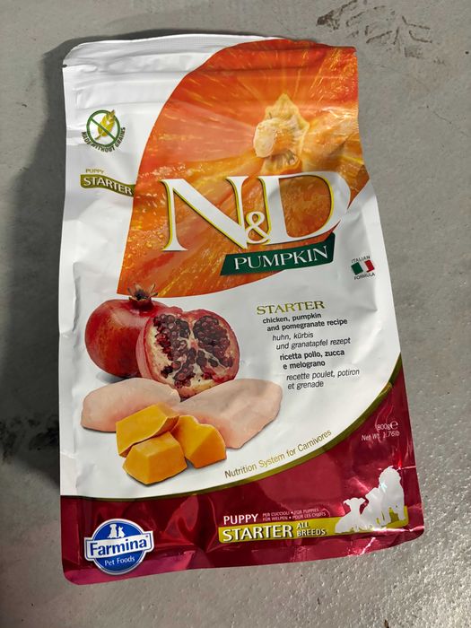 Farmina N&D bezzbożowa karma dla szczeniąt starter 8kg