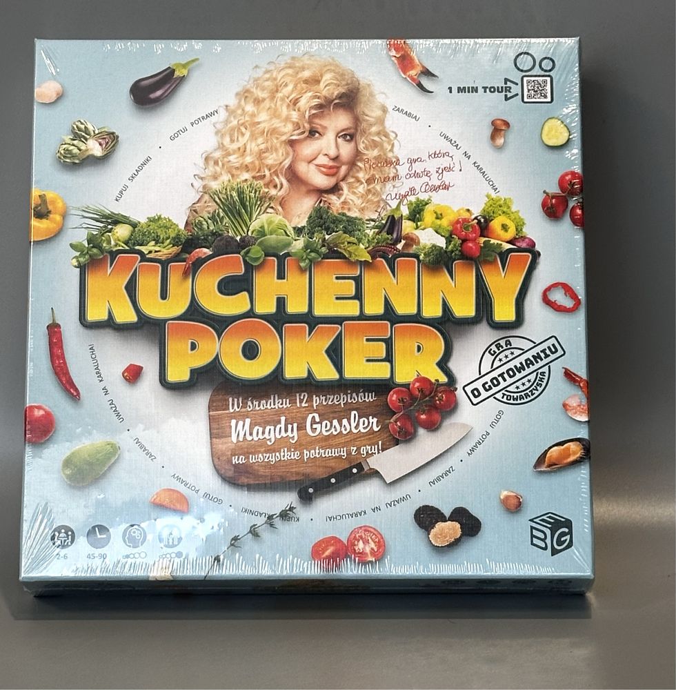 Gra planszowa Kuchenny Poker Magda Gessler NOWA ZALAKOWANA!