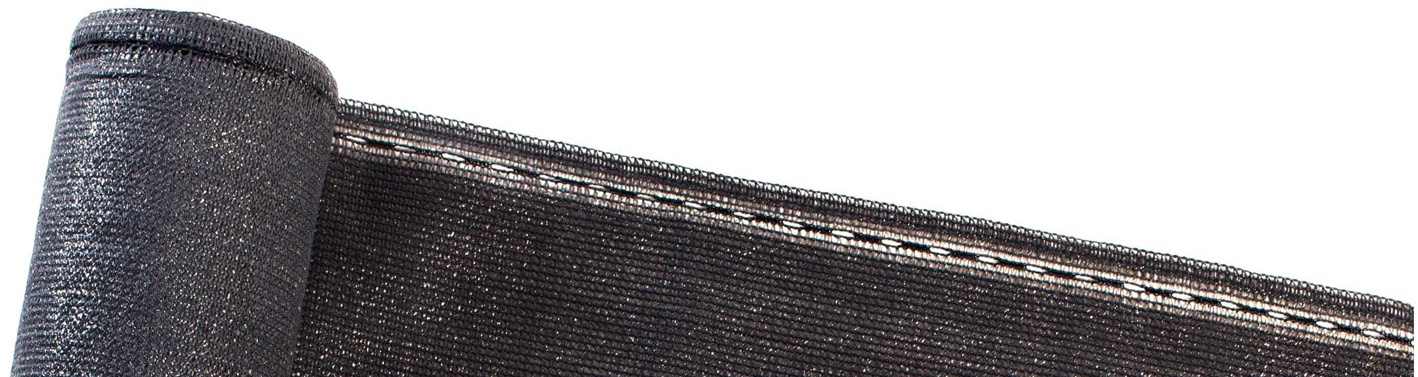 Siatka Cieniująca 90% Dzianina Gruba Osłona 1,5x50 SZARA, ZIELONA