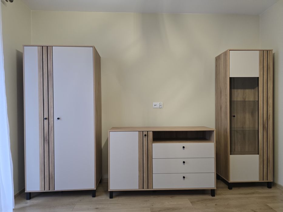 Zestaw mebli KELLIS Dąb Mauvella/Piaskowy Wybarwienie drewna: M802