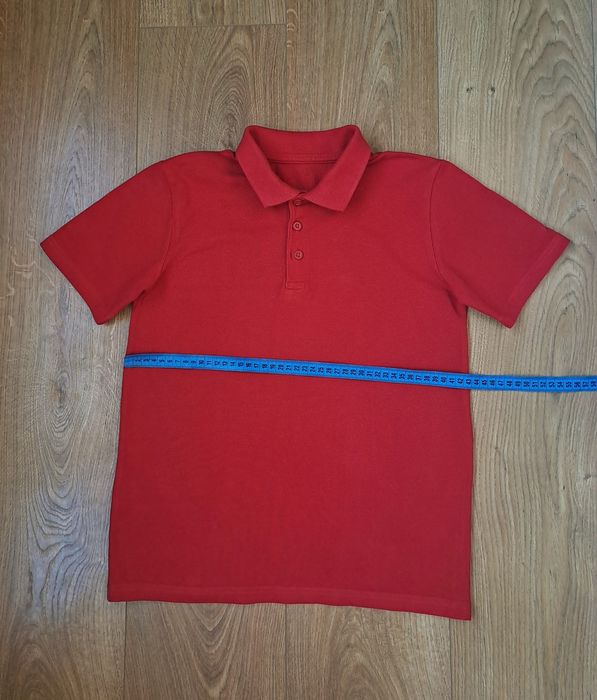 Набір/чорні шорти та червона теніска поло футболка для хлопчика