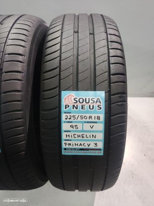 2 pneus semi novos 225-50r18 michelin - oferta dos portes 130 EUROS