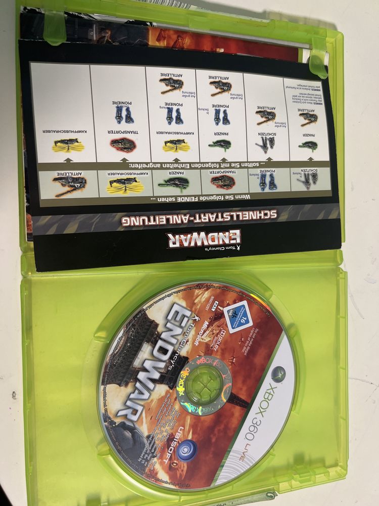 Tom clancy’s end war tom clancys gra xbox 360