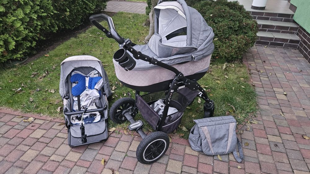 Wózek dziecięcy Jedo Fyn  alu 3 w 1  Poznań - Naramowice  jak Nowy !