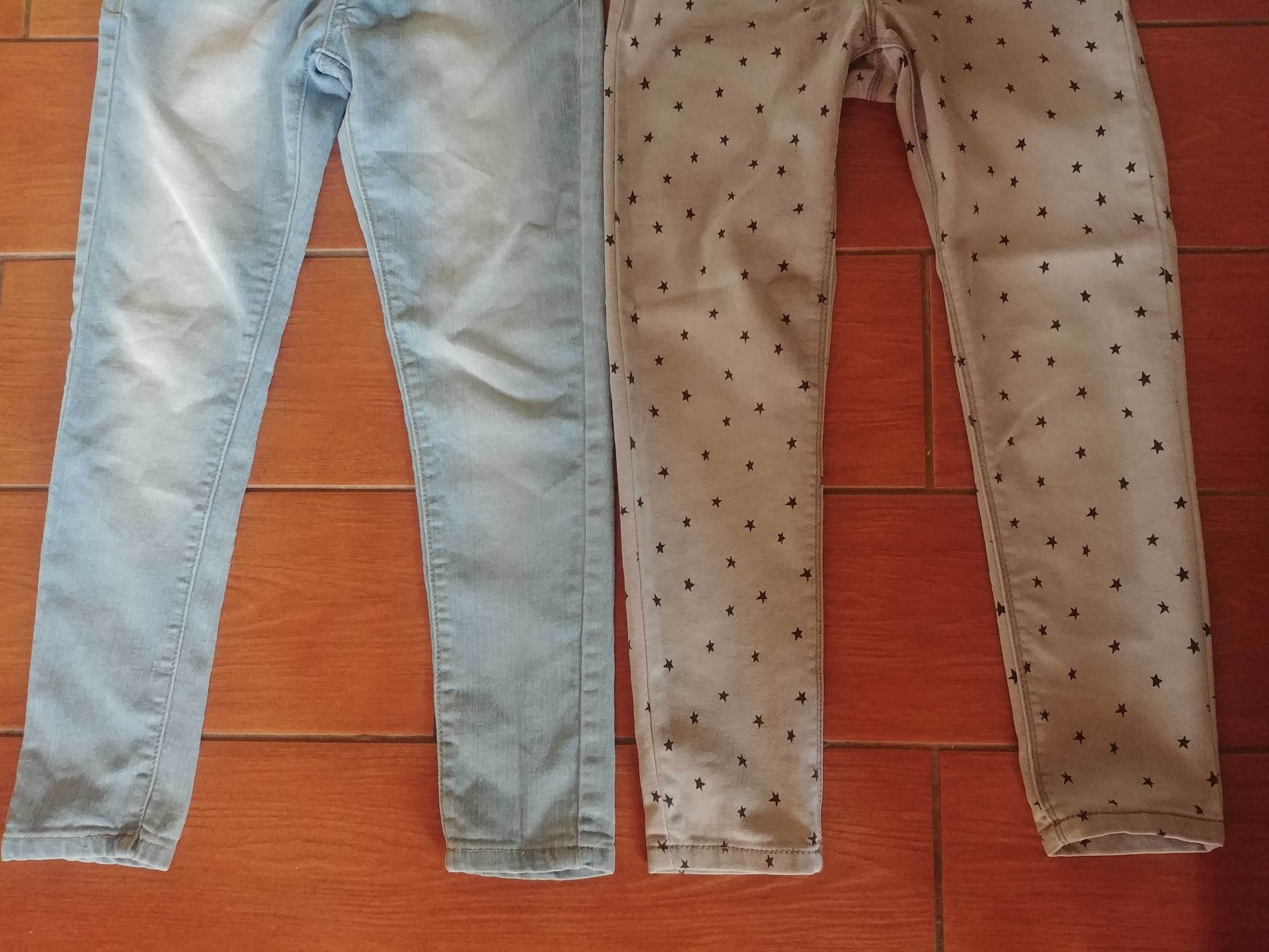 Jak nowe 122 128 Denim Co spodnie jeans dla dziewczynki