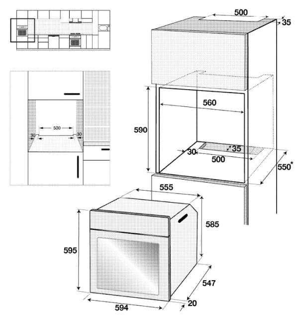 Piekarnik elektryczny Beko BIM34400BMS Termoobieg Czarny