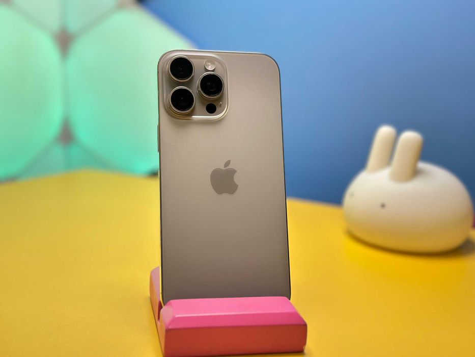 Смартфон Apple iPhone 16 Pro Max 256GB Natural(148041) Б/У З ГАРАНТІЄЮ