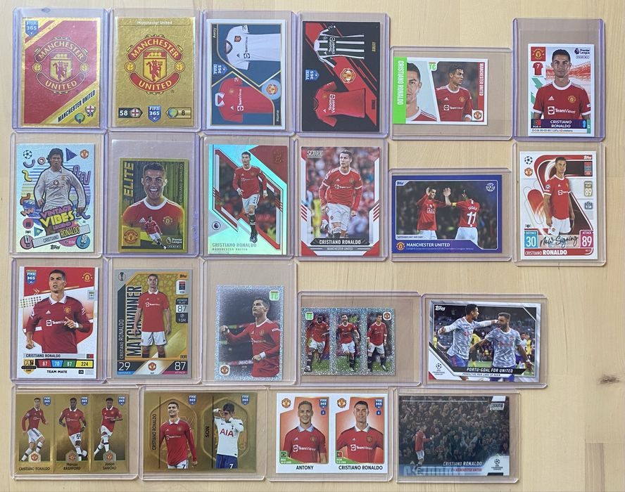 Cartas e Cromos Cristiano Ronaldo Manchester United Cr7 Panini Topps