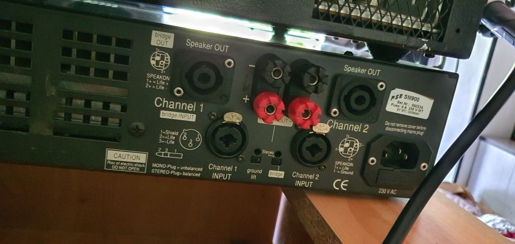 Końcówka mocy PSE SM900 jakość moc dynamika stabilna  przy 2Ohm