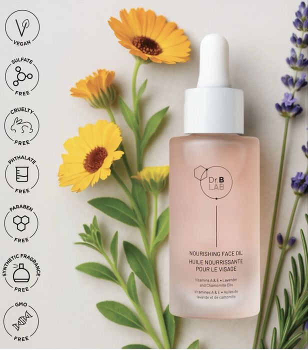 Dr. b . lab nourishing face oil живильна олія для обличчя 30мл