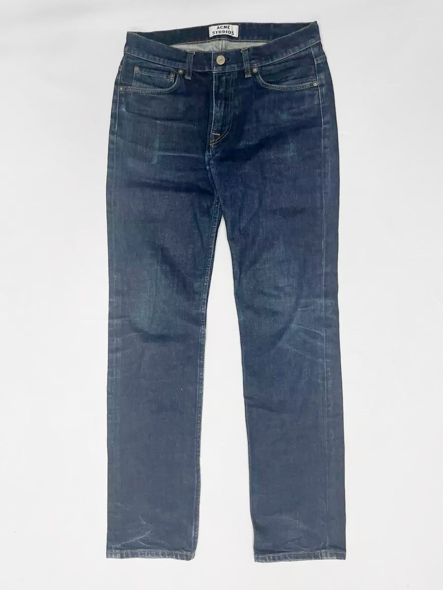 Acne Studios świetne dżinsy rurki model Ace Raw
