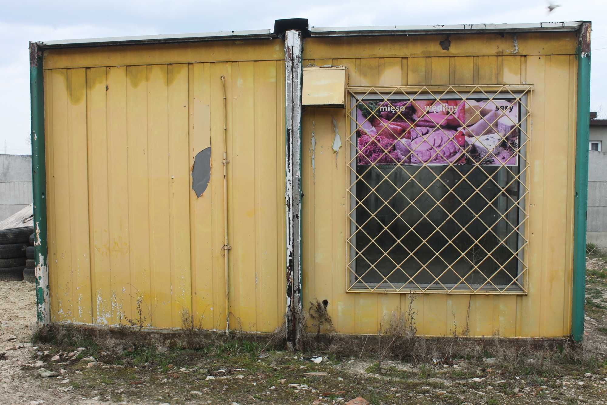 Kontener biurowy sklep pawilon socjalny 2 sztuki 30m2 toaleta kafelki