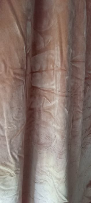 Штора велюр, пудрового кольору