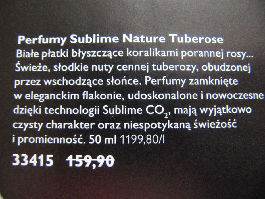 Perfum Sublime Nature Oriflame