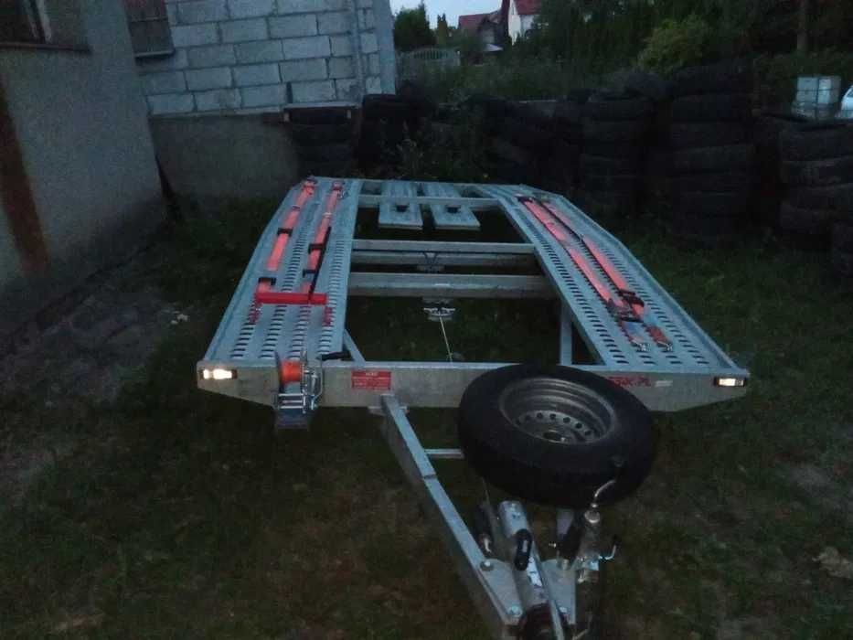 Przyczepa laweta Rydwan 4,5x2,2M. 2700DMC