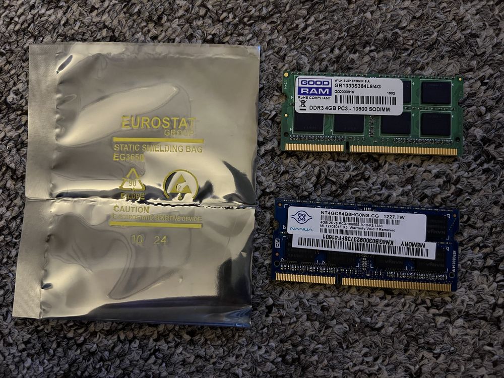 Pamiec RAM do laptopa 8GB 2x4Gb DDR3