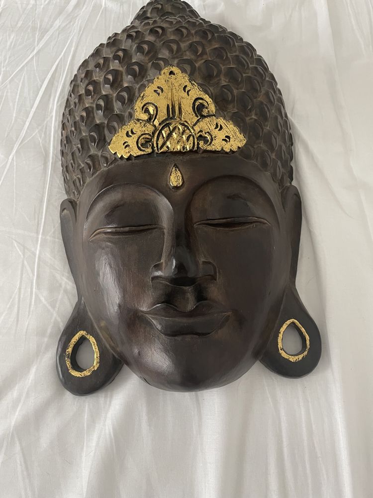 Budda 40 cm z drzewa  egzotycznego