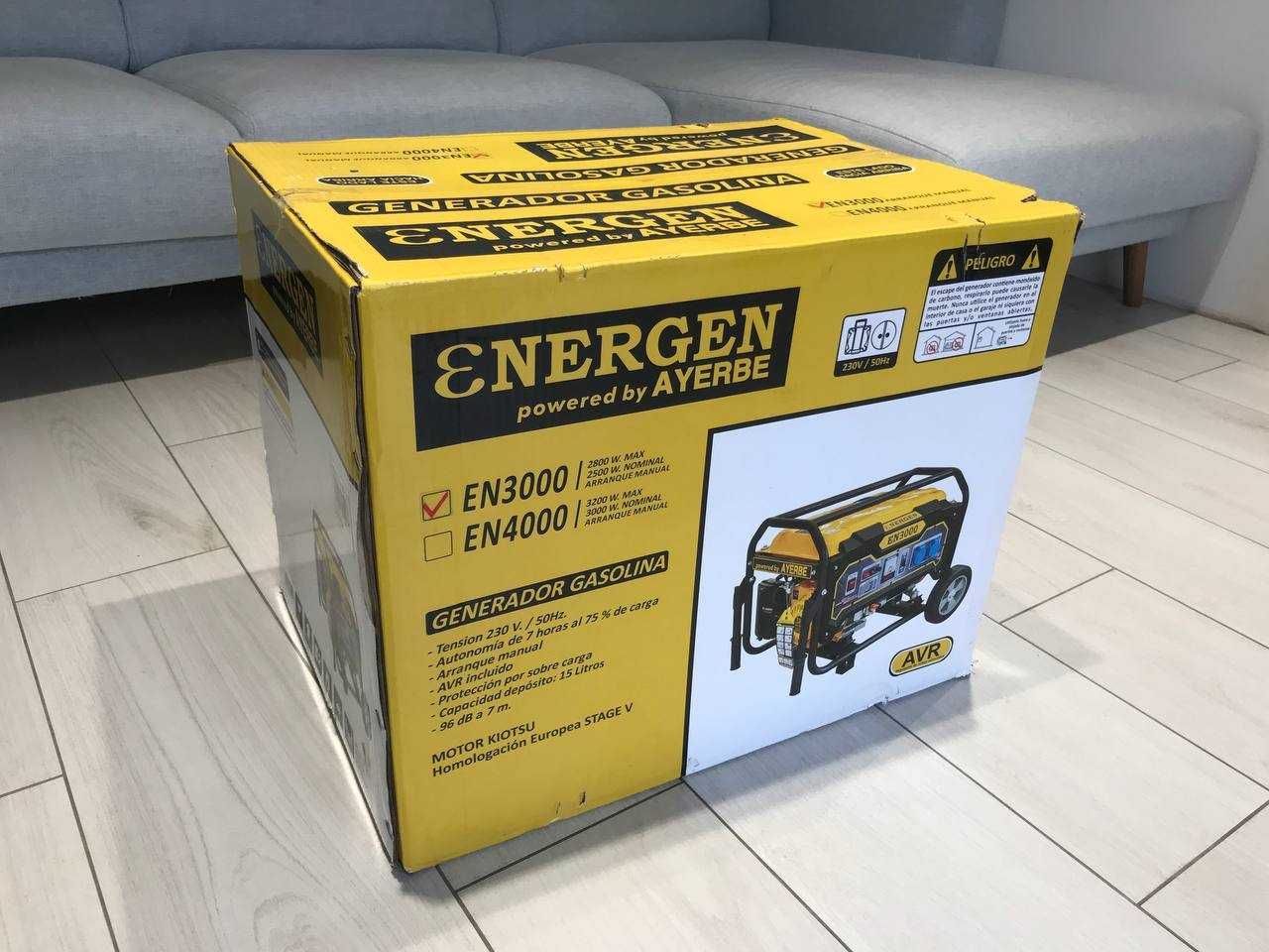 Бензиновий генератор Energen by AYERBE EN 3000 2,5 КВт. Новий.