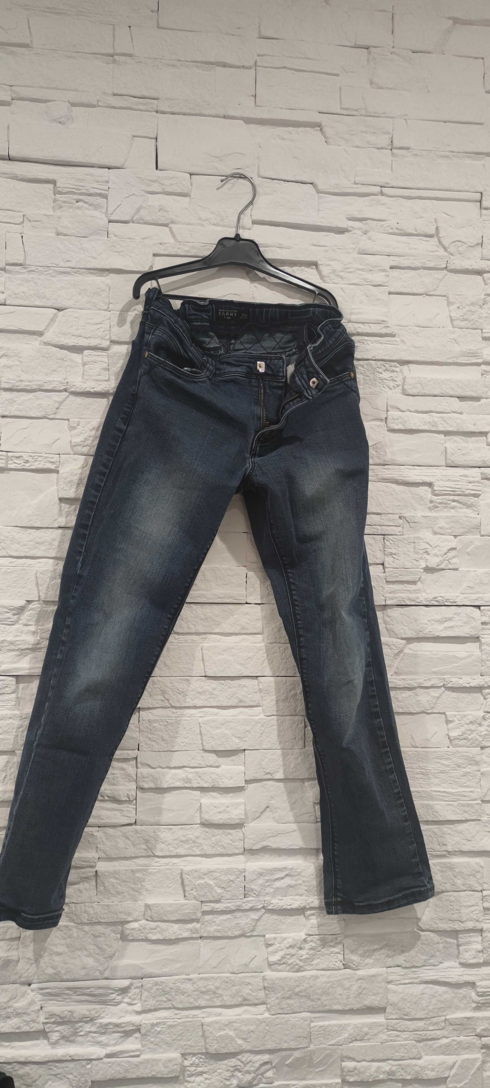 Spodnie chłopięce, jeans, 146 cm, Carry