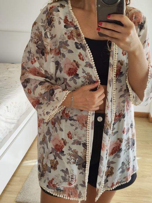 Quimono com flores