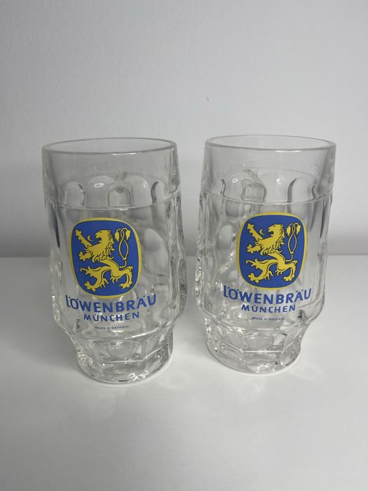 Kufle do piwa Löwenbräu München – zestaw 2 sztuki