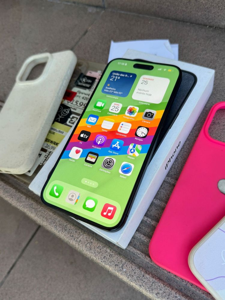 Iphone 15 Pro Max 256GB Black novo c/fatura e garantia (Troca)
