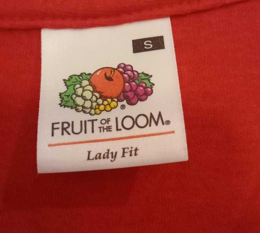 T-shirt dziewczęcy FRUIT OF THE LOOM roz. S, model - Lady Fit