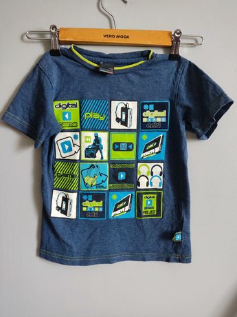 Coccodrillo koszulka z krótkim rękawem modny nadruk r.110