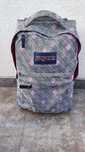 plecak torba walizka na kółkach jansport w kratę kratkę czarna różowa