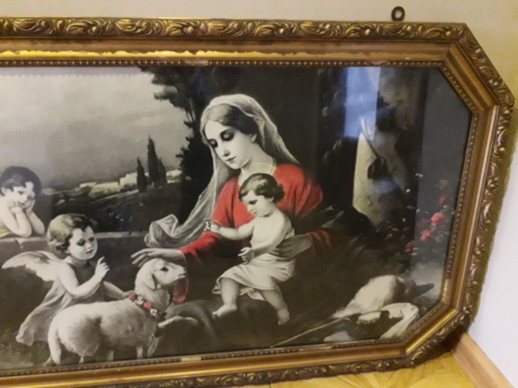 Obraz święty Maria i anioły