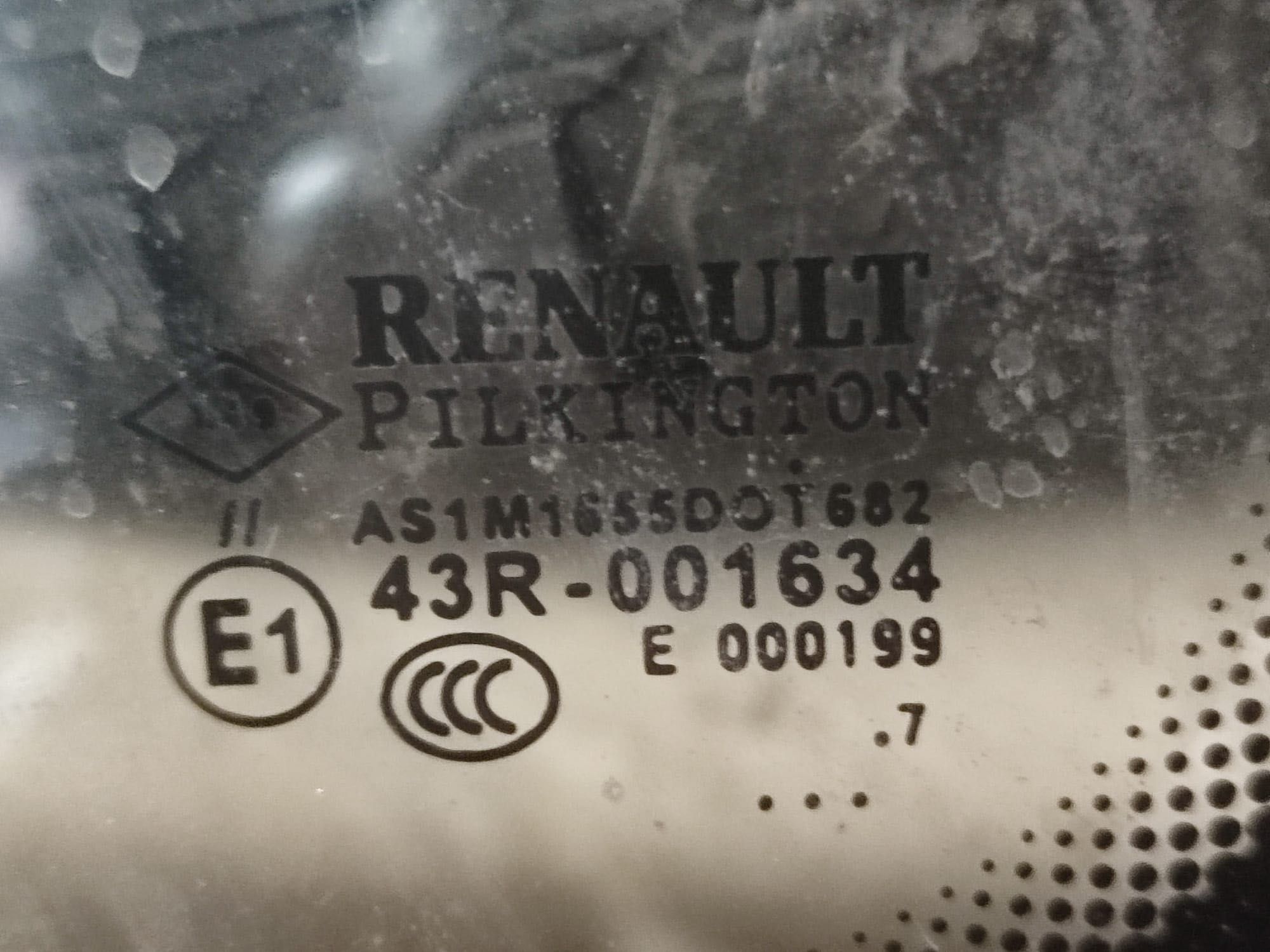 Szyba czołowa Renault Scenic I lift solar