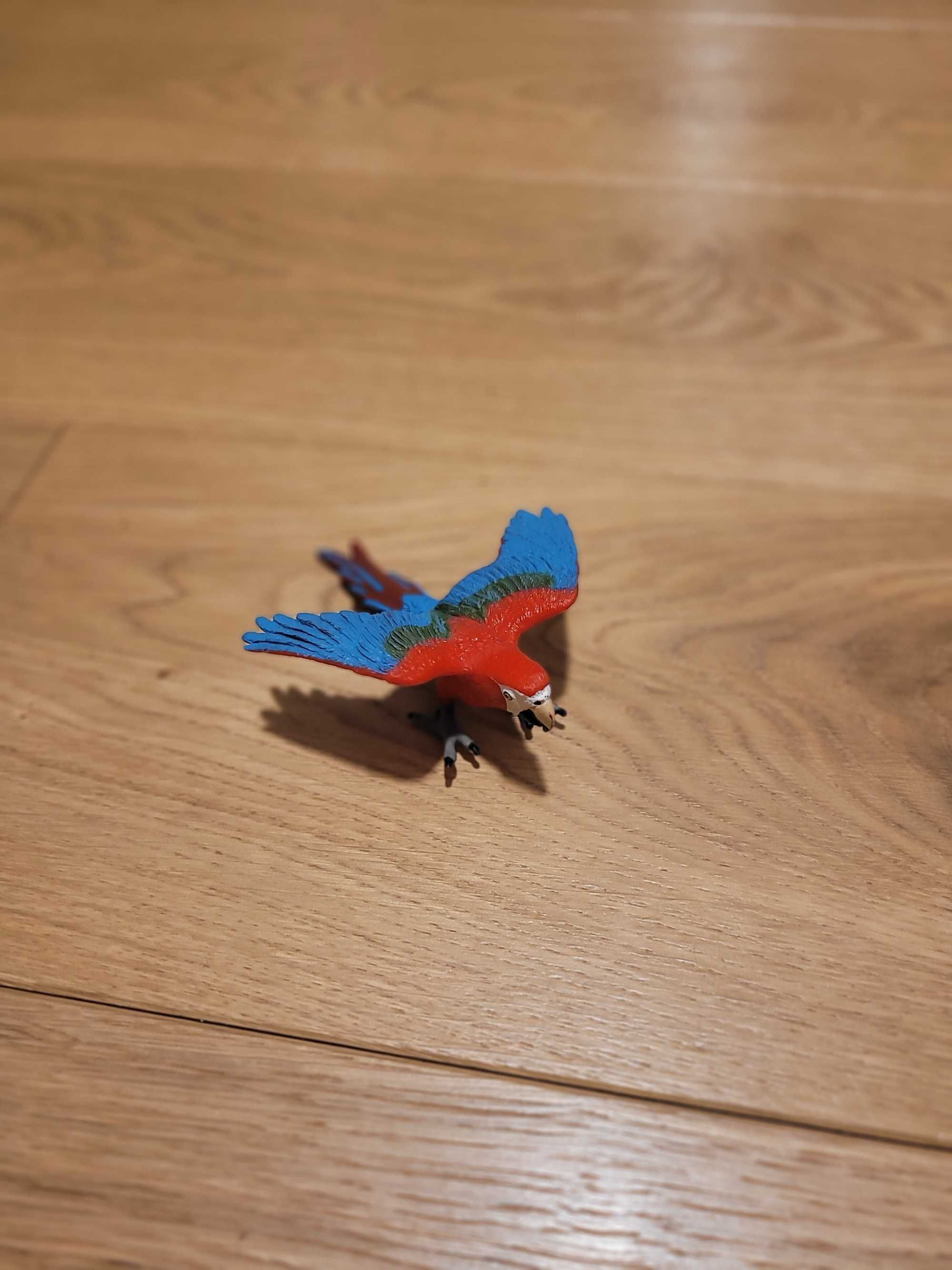 Schleich - figurka papuga czerwona